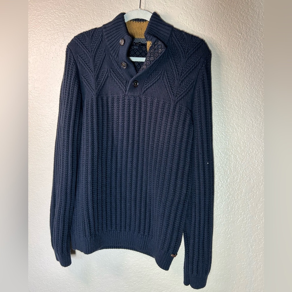 Ted Baker Men’s Knit Sweater – Size 4 (Medium)